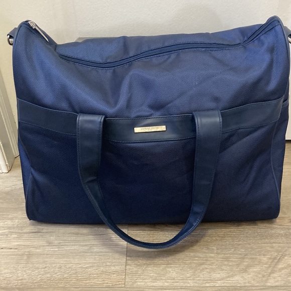 Giorgio Armani Navy Blue Duffle Bag - EUC - Picture 2 of 6